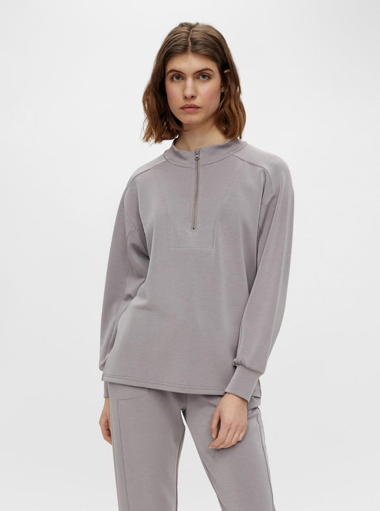 Sweatshirt, Grey, Women