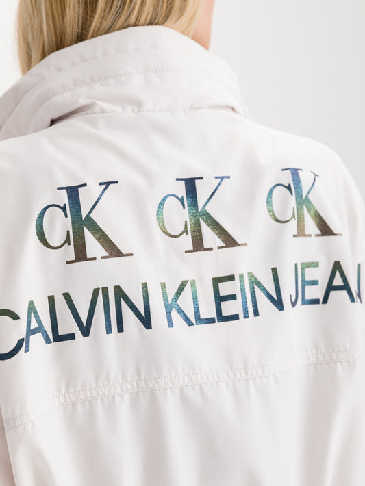 Calvin Klein Jeans, Jacket, White, Women