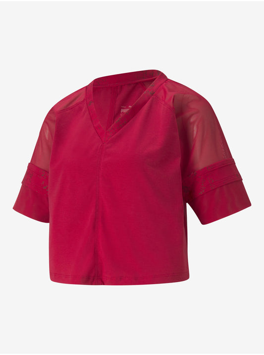 Puma, T-Shirt, Red, Women